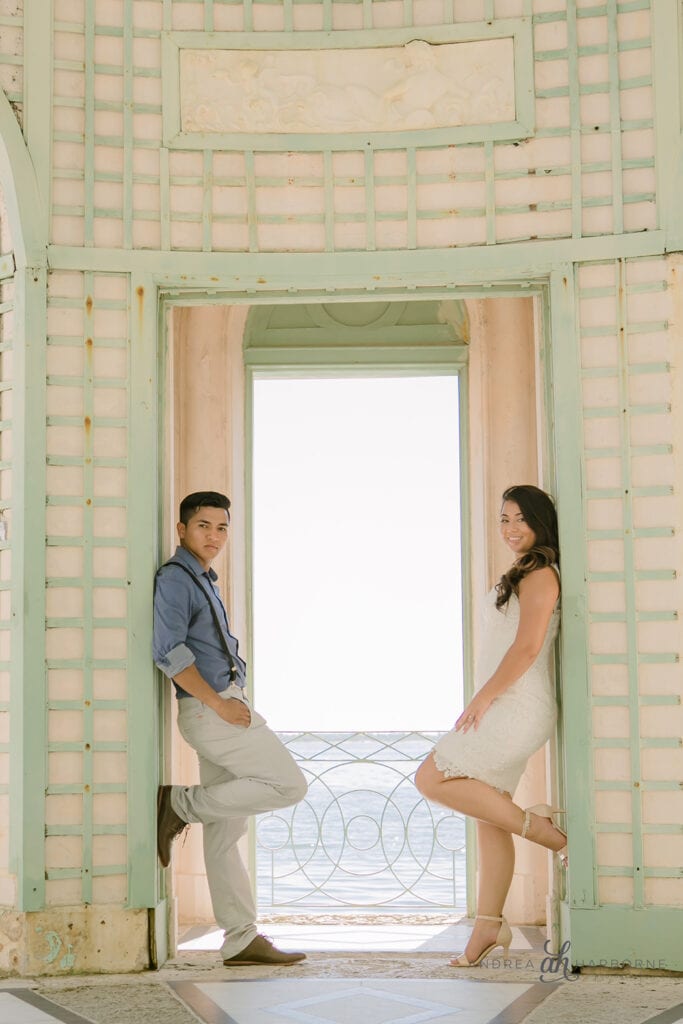 vizcaya miami engagement photoshoot