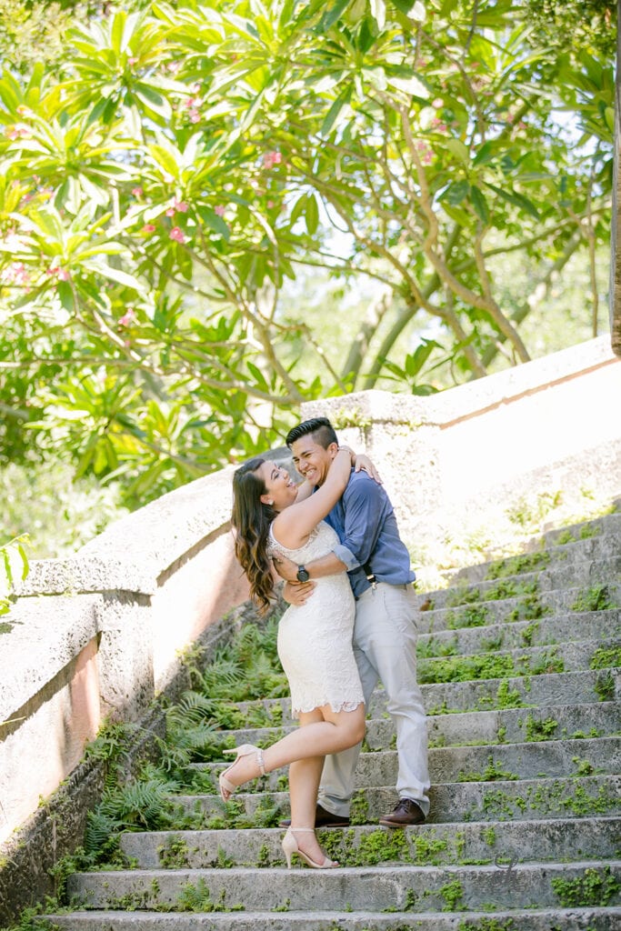 vizcaya miami engagement photoshoot