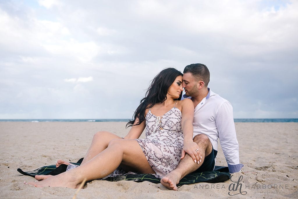 South Florida Beach Engagement | Andrea Harborne Photography