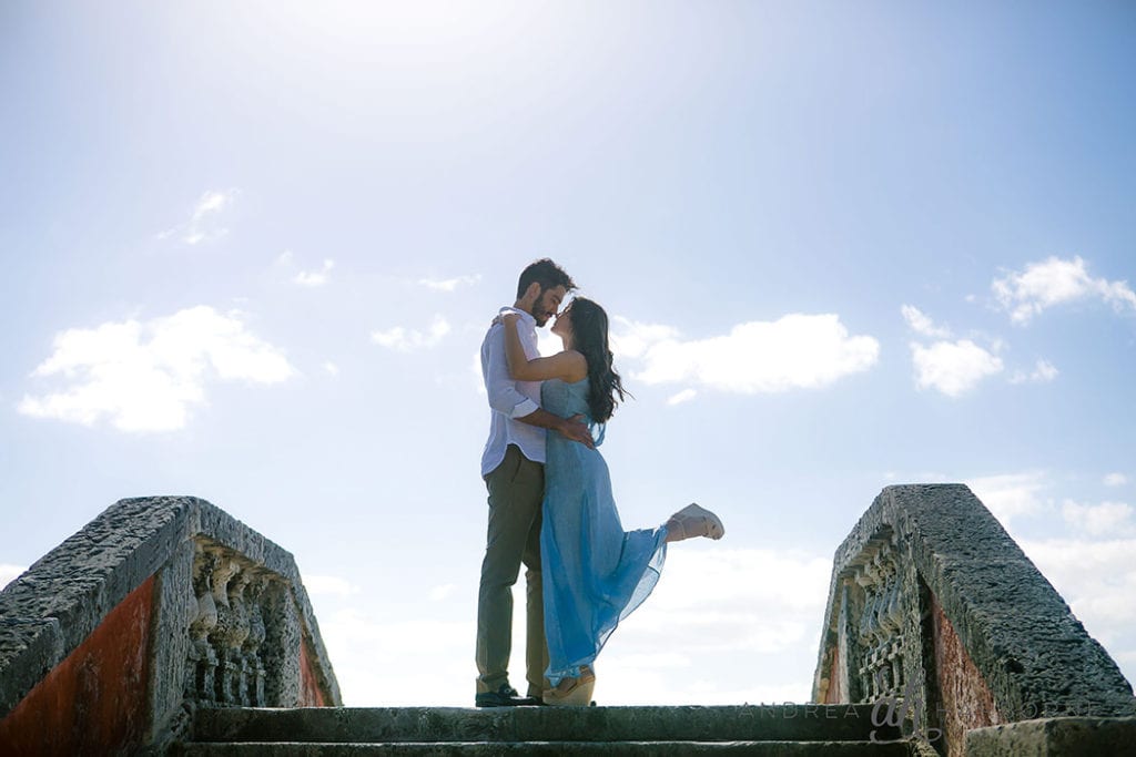 Vizcaya Museum & Gardens romantic photoshoot