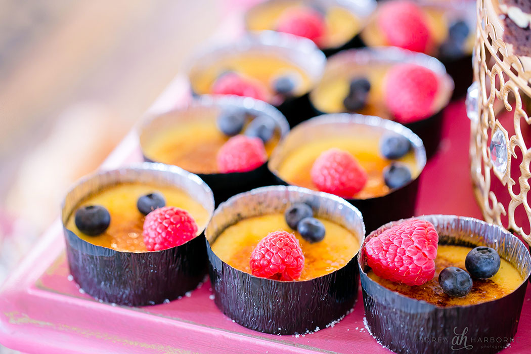 summer fruit dessert at the Biltmore Hotel