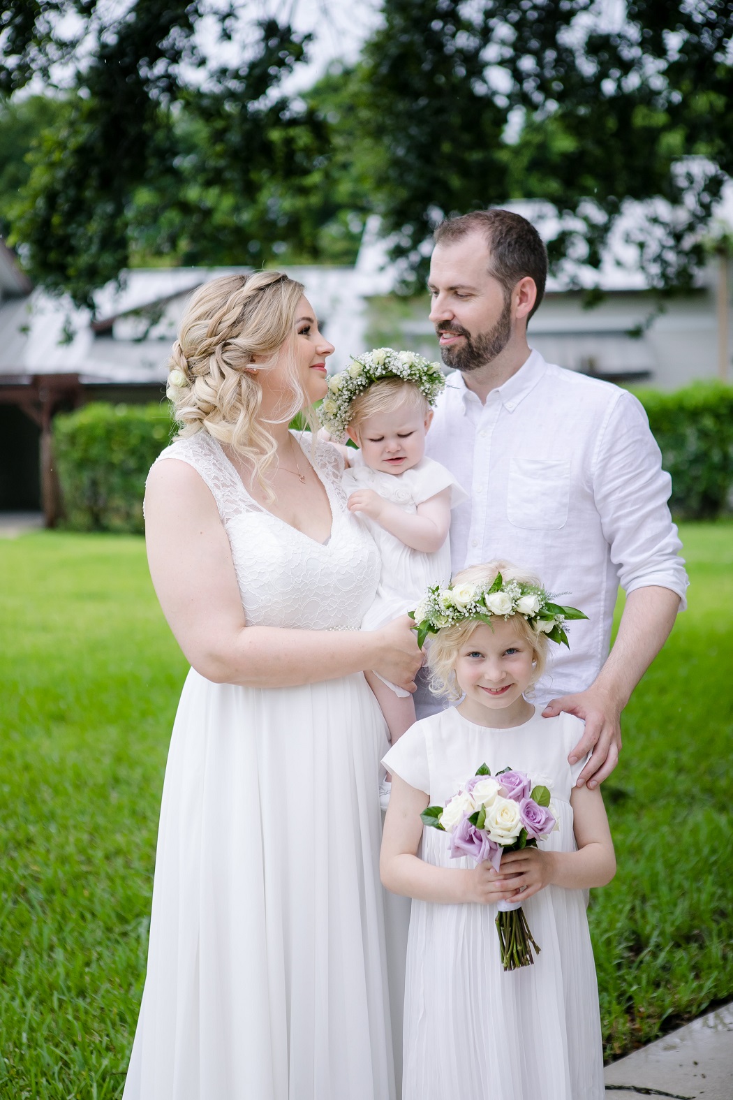 intimate wedding at fort lauderdale