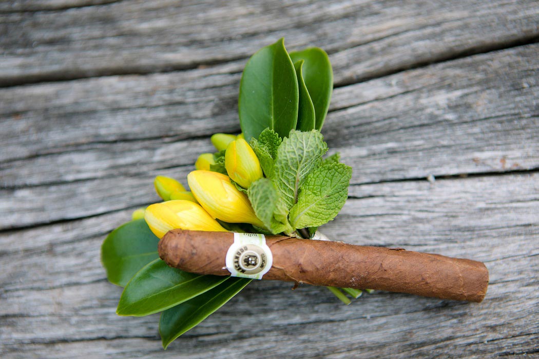 unique wedding boutonniere 