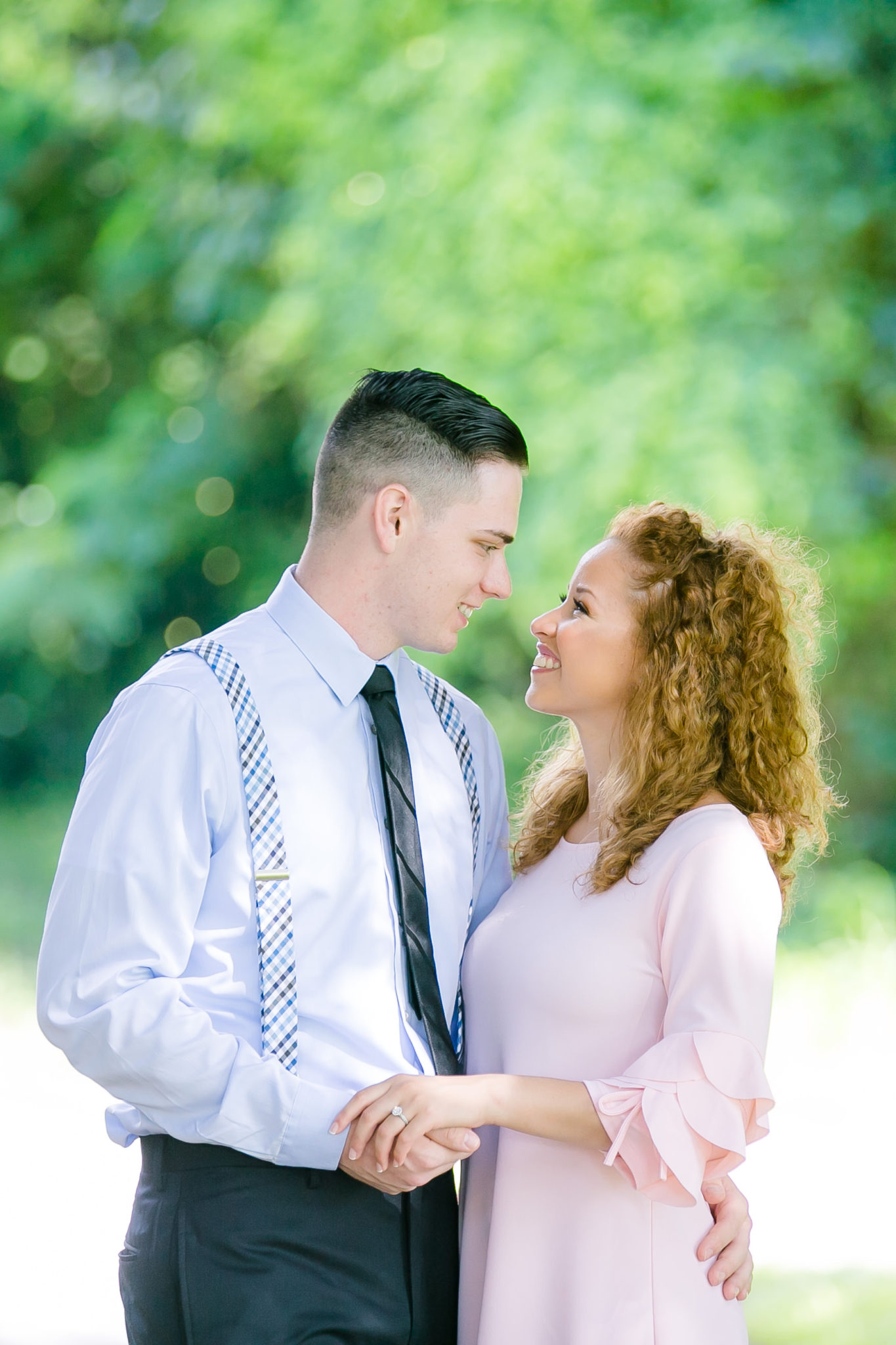 romantic engagement photoshoot