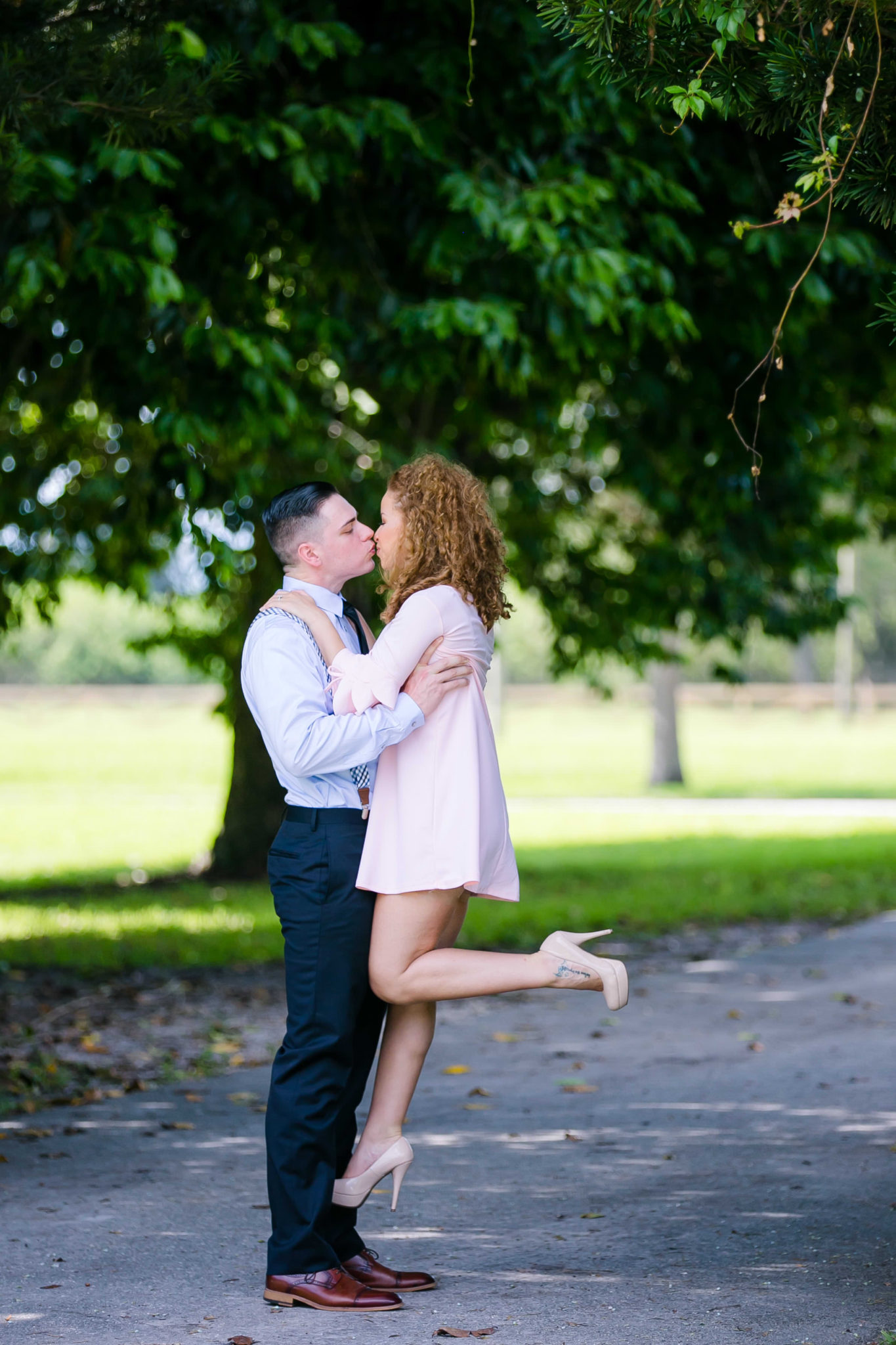 romantic engagement photoshoot