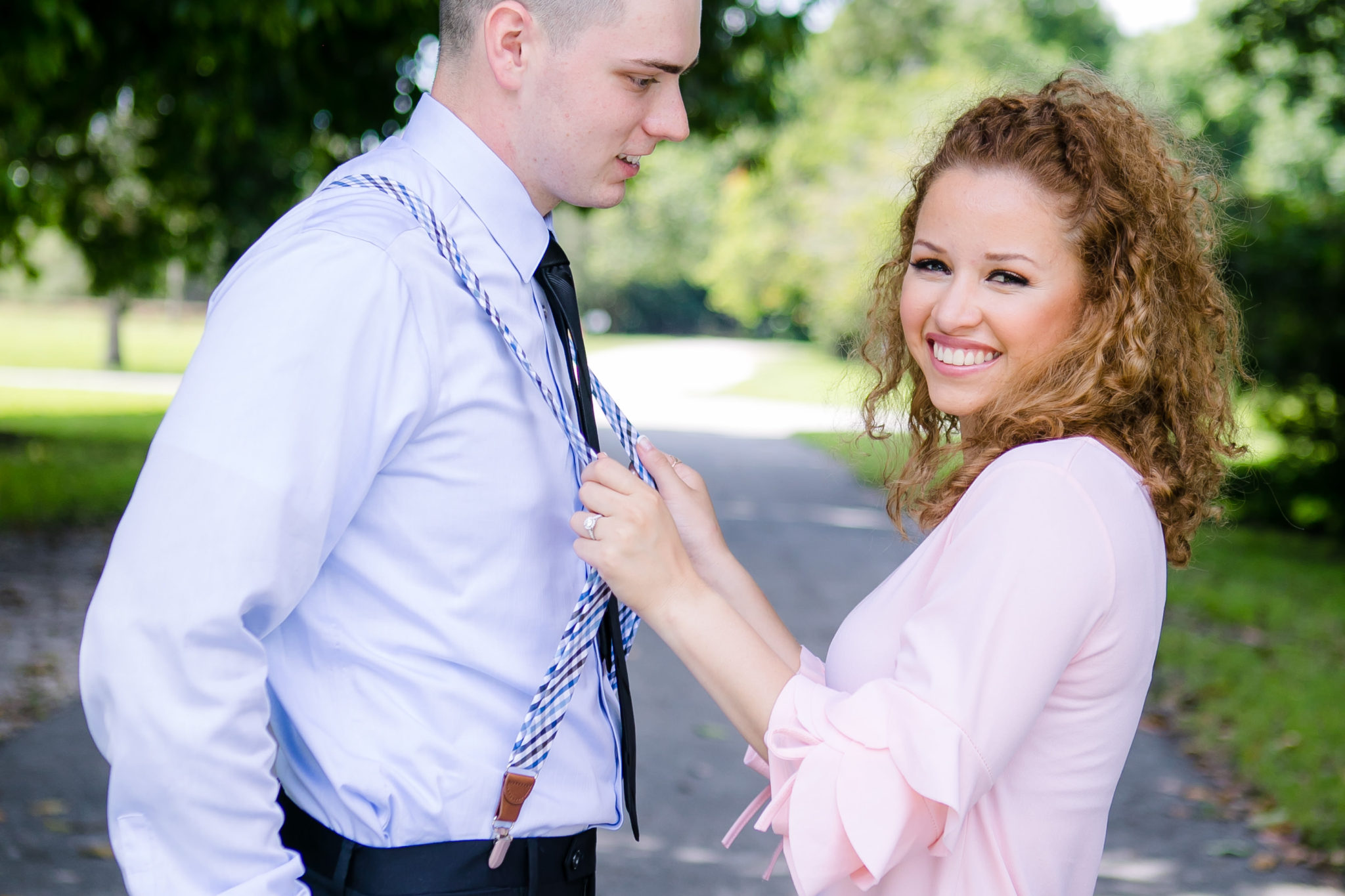 fun engagement pose