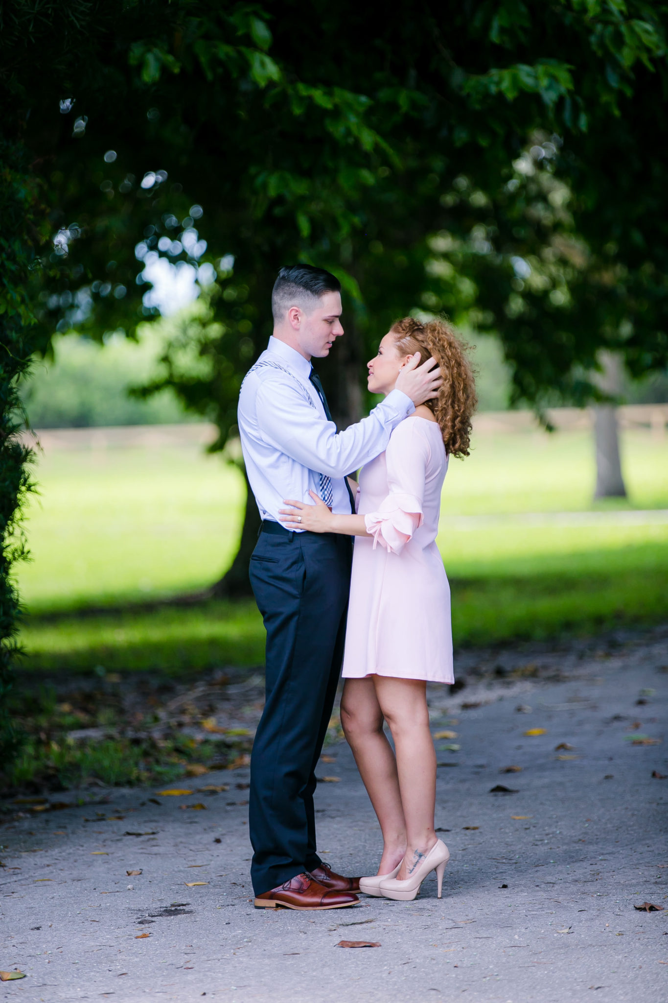 romantic engagement photoshoot in fort lauderdale