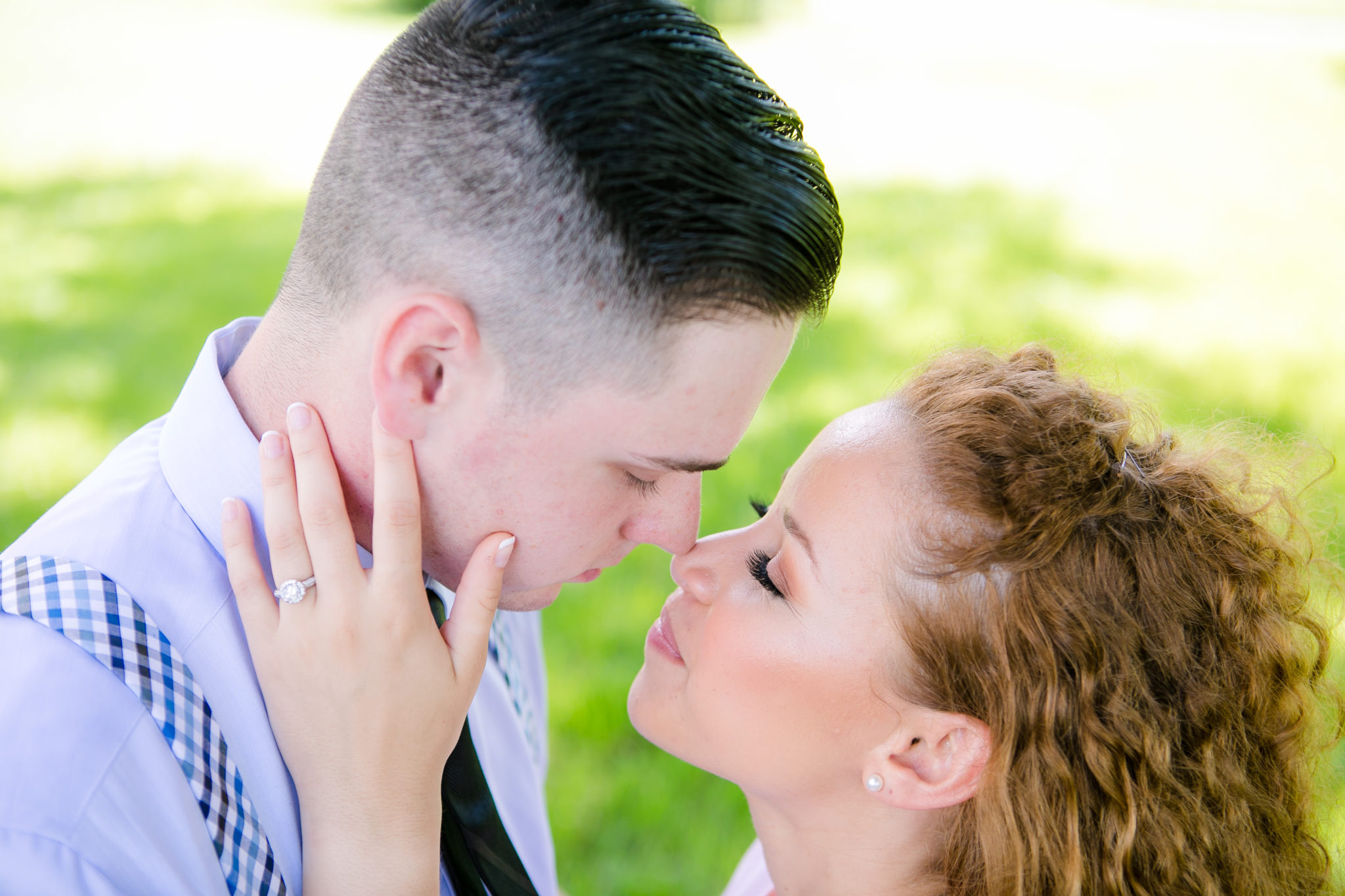 romantic engagement photoshoot