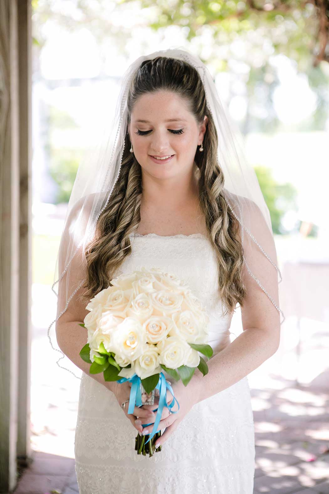 classic bridal portrait at wedding in giuseppe's | pompano beach