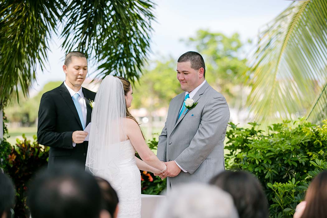 wedding ceremony at giuseppe's in pompano beach