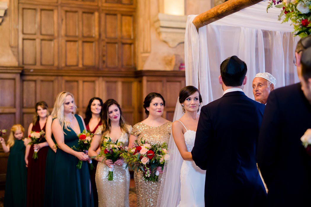 wedding ceremony in the ballroom of the biltmore hotel miami