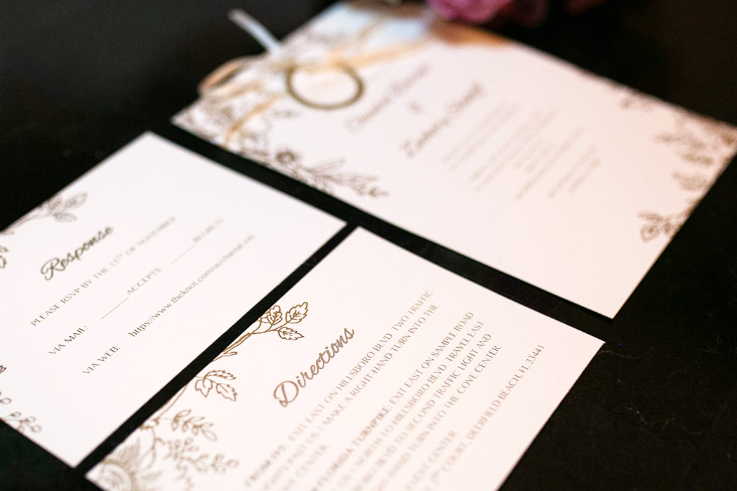 royal fiesta deerfield beach wedding | wedding stationery