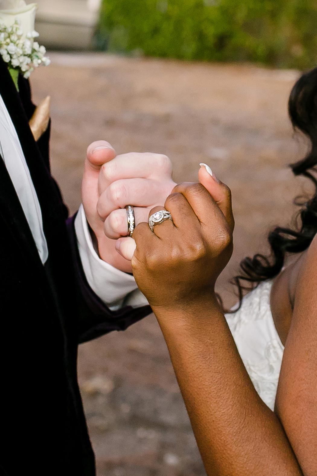 how to photograph wedding rings in a unique way | wedding photographer fort lauderdale