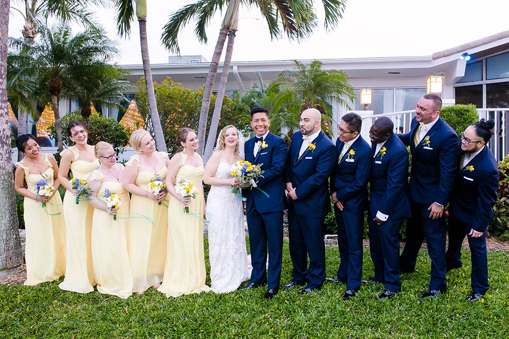 bridal photography after wedding ceremony fort lauderdale