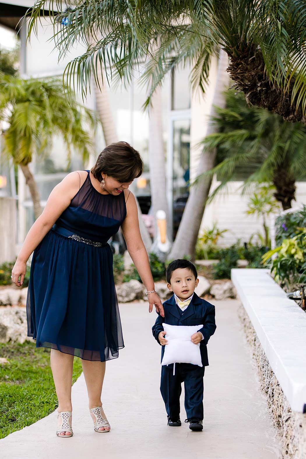 adorable ring bearer | lighthouse point yacht club wedding