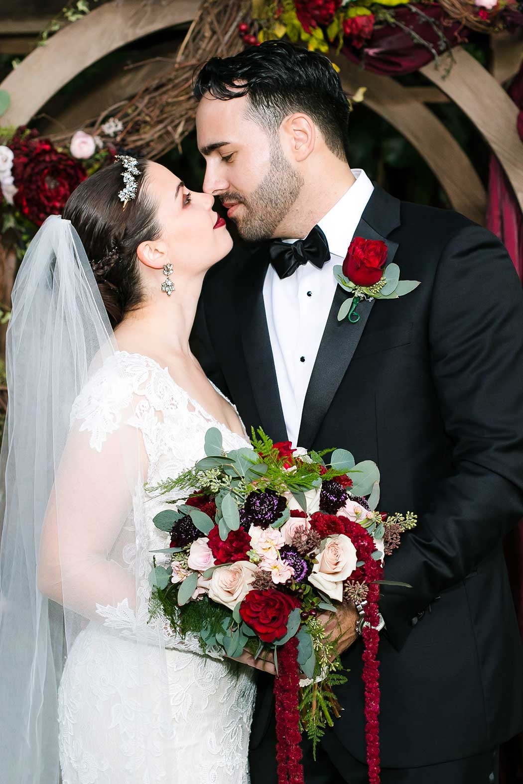 flamingo gardens rustic wedding ceremony