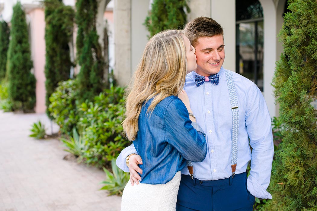 romantic engagement photoshoot on fort lauderdale's las olas boulevard