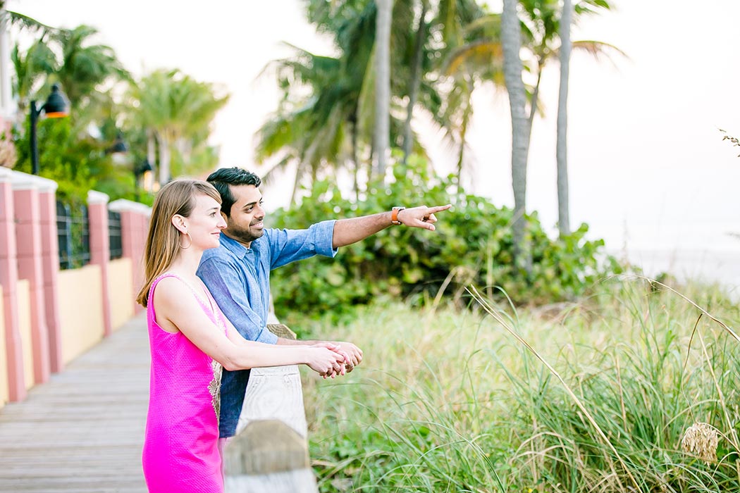 beach engagement session | fort lauderdale beach engagement photography