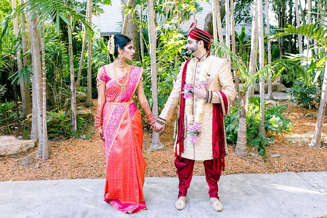 indian wedding bridal pictures | bahia mar fort lauderdale wedding