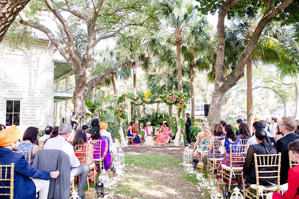 fort lauderdale indian wedding | historical society fort lauderdale wedding | indian wedding mandap | south florida indian wedding