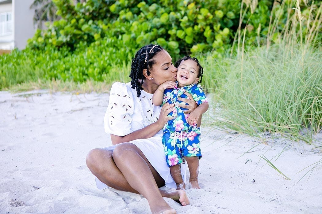 fun family photoshoot session at the beach | fort Lauderdale beach family photographs 