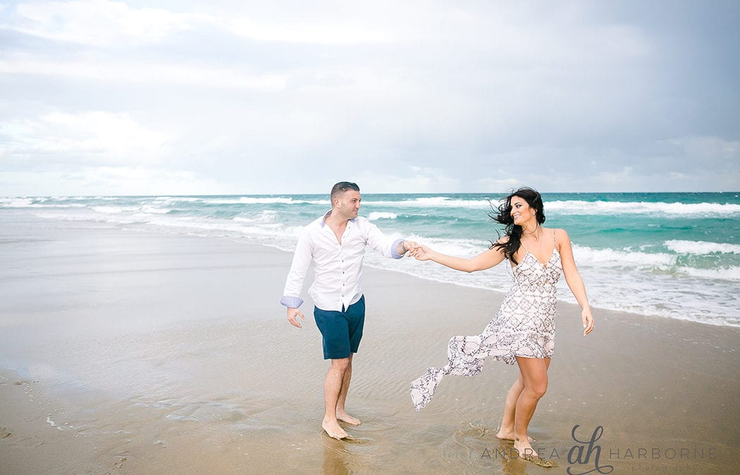 South Florida Beach Engagement | Andrea Harborne Photography