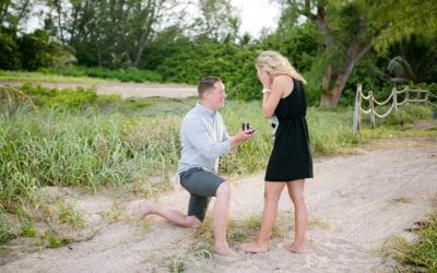 Romantic Beach Proposal Photoshoot | Fort Lauderdale