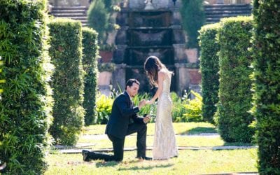 Surprise Proposal at Vizcaya Museum | Engagement Photoshoot