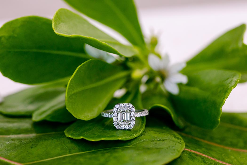 beautiful square diamond engagement ring | diamond engagement ring | how to photograph engagement rings