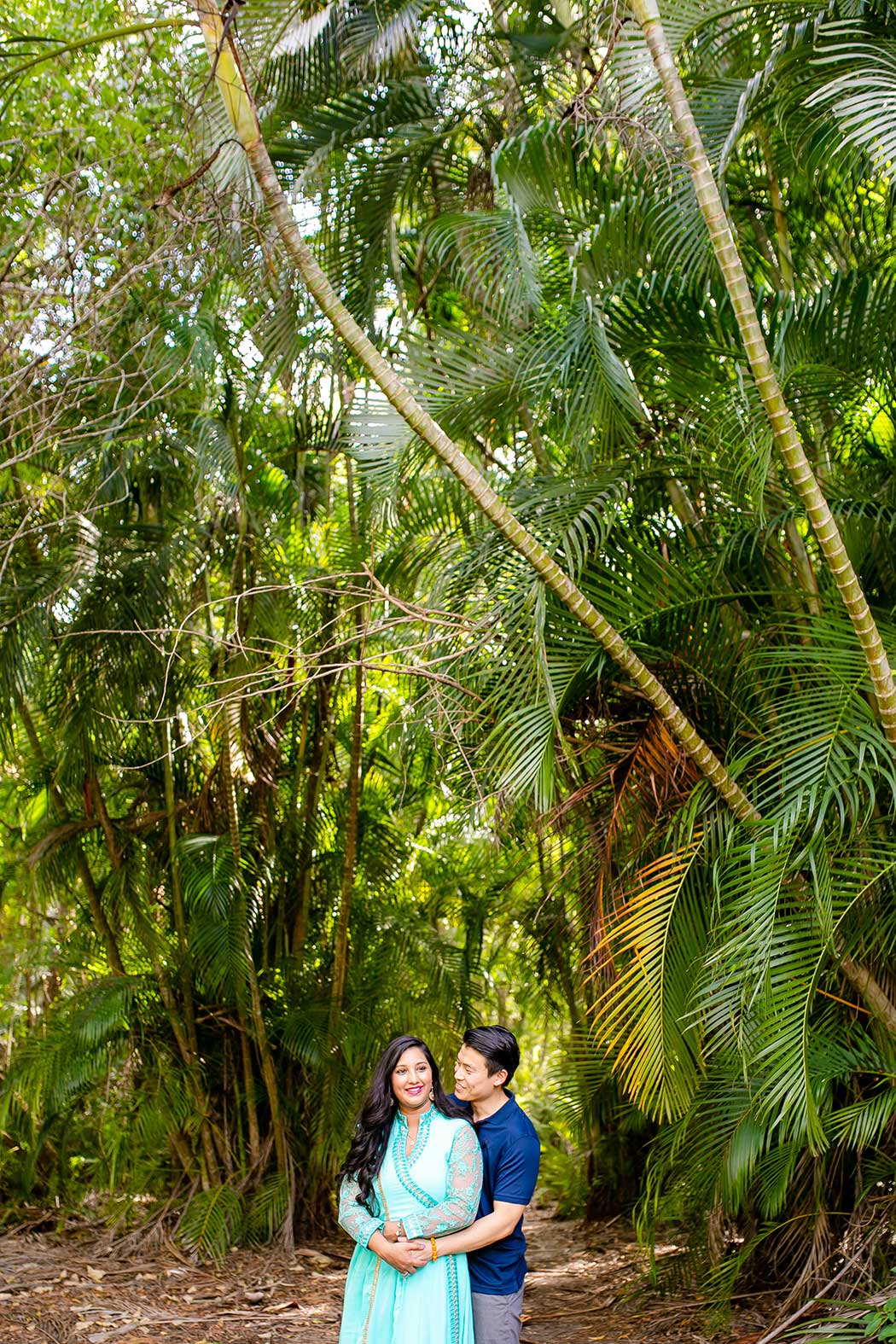 engagement photoshoot, morikami museum + japanese gardens | morikami engagement photographer