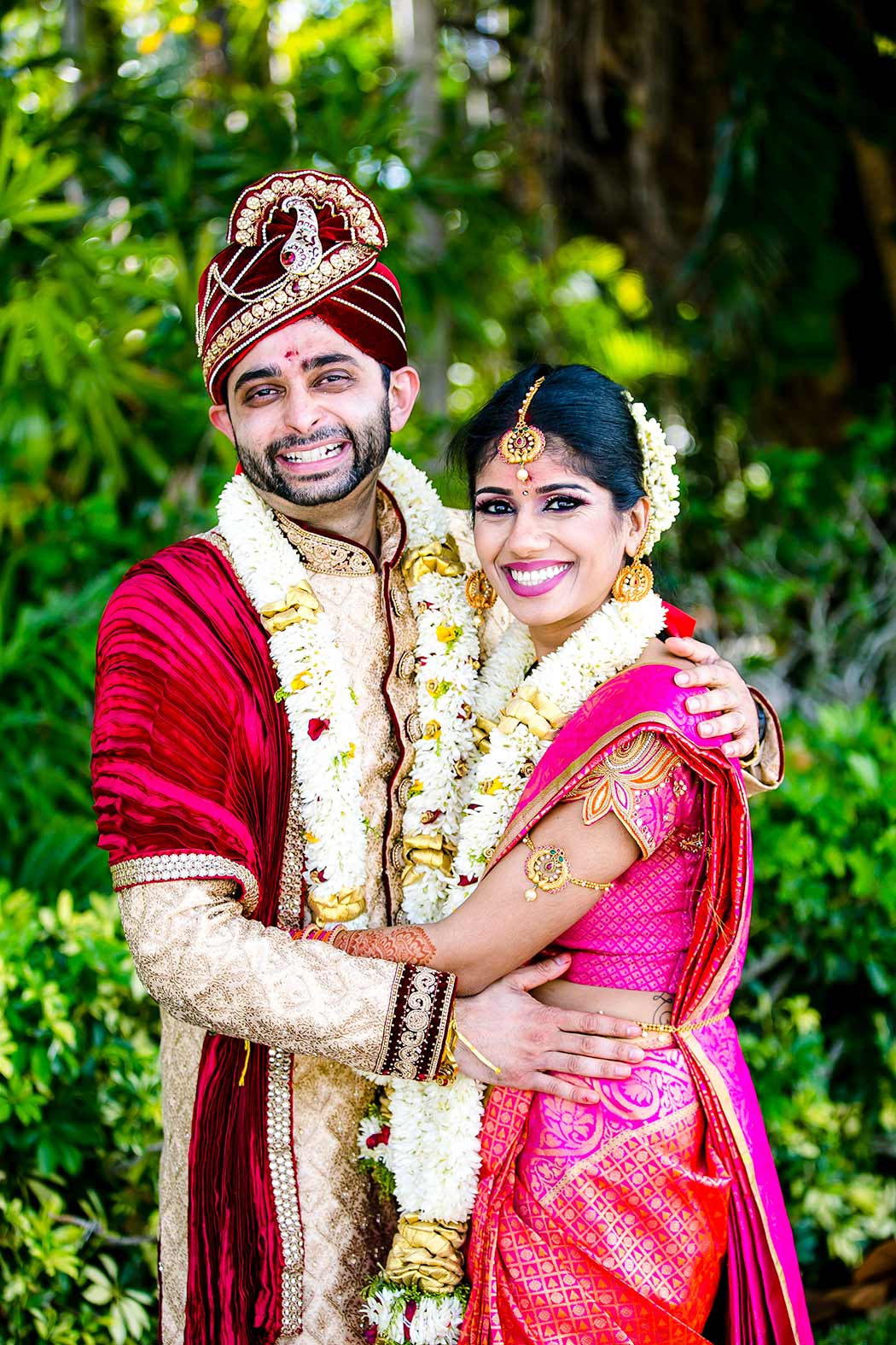 south indian bride and groom