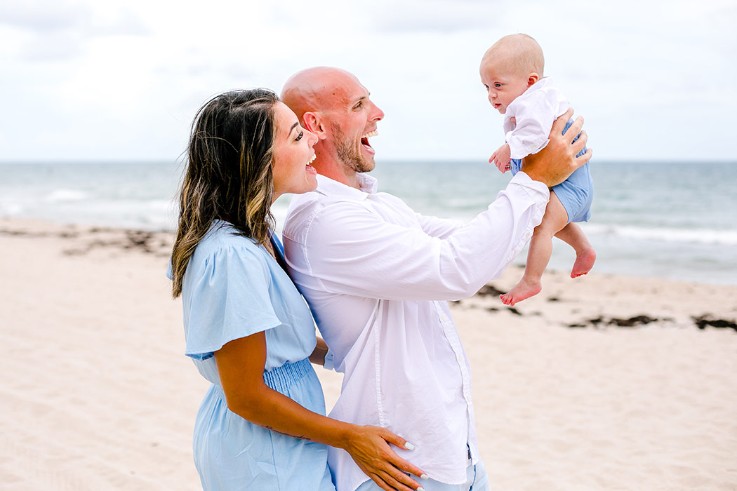 unique pose for couples on beach for photography | fort lauderdale surprise beach engagement | fort lauderdale beach proposal photoshoot