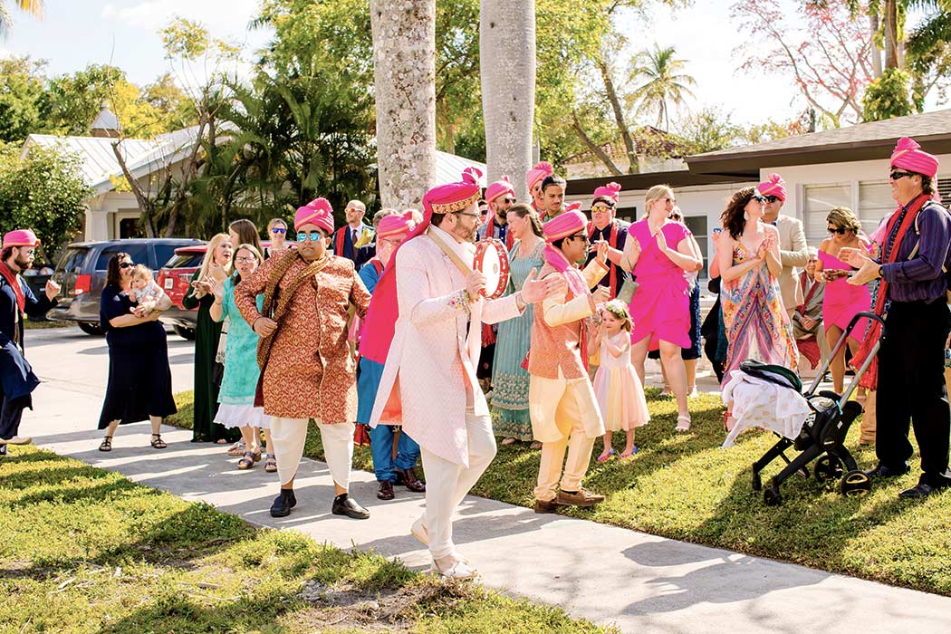 indian wedding baraat procession | fort lauderdale indian wedding
