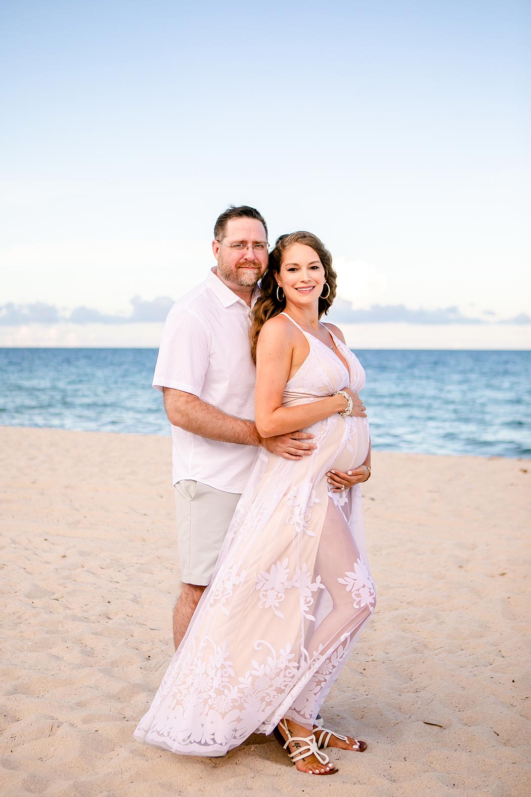 fort lauderdale beach maternity photoshoot