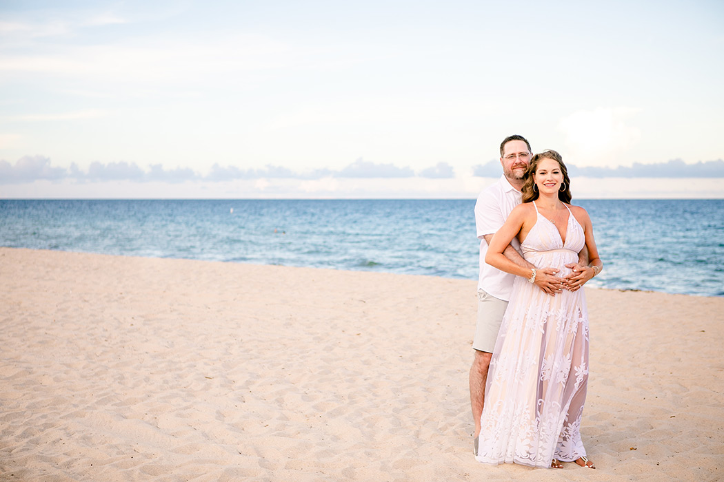 fort lauderdale beach maternity pregnancy photoshoot