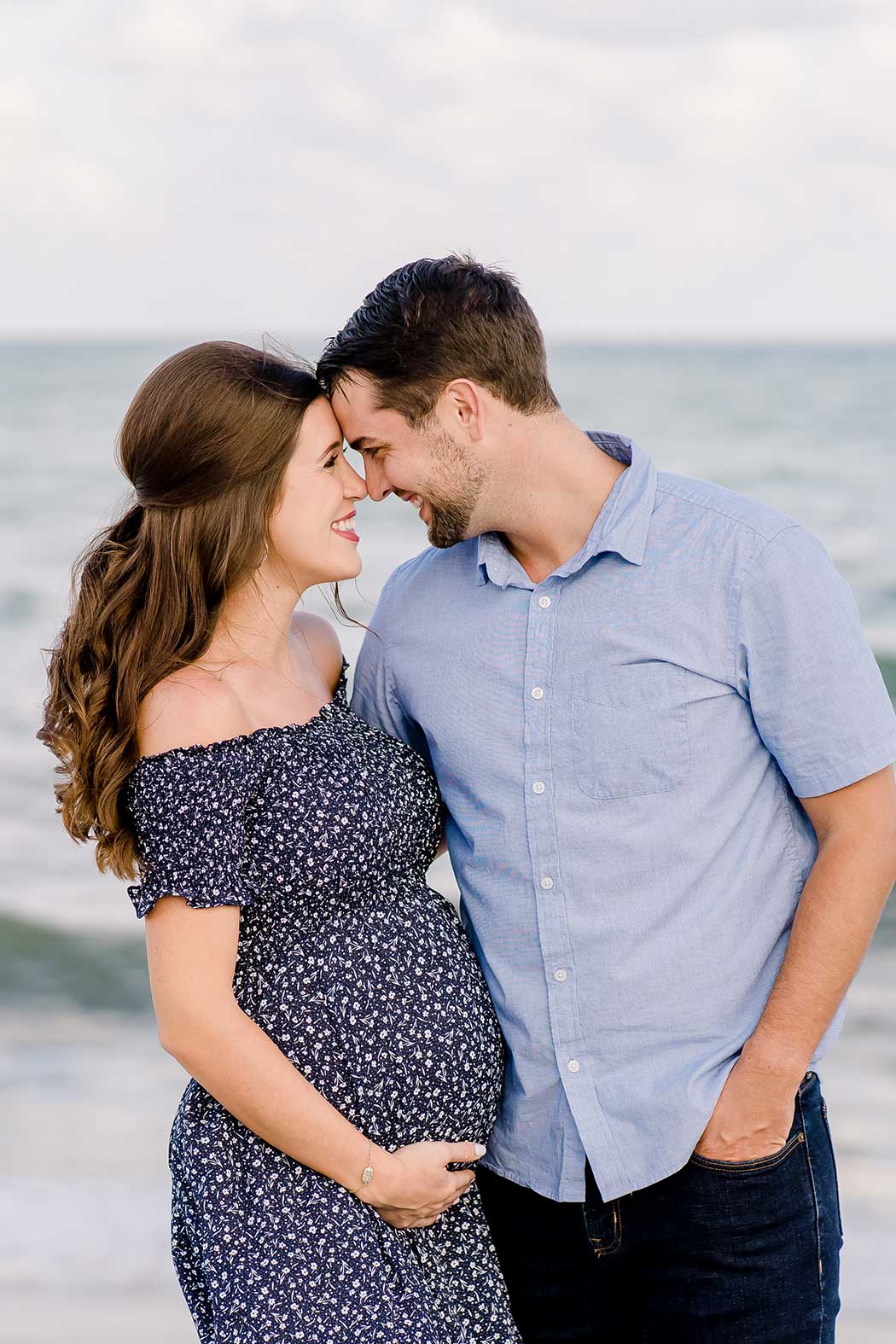 maternity photography on fort lauderdale beach