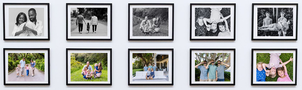 printed photo wall gallery